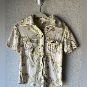 Kate Quinn Boys 18-24 Months Rainbow Bamboo Shirt